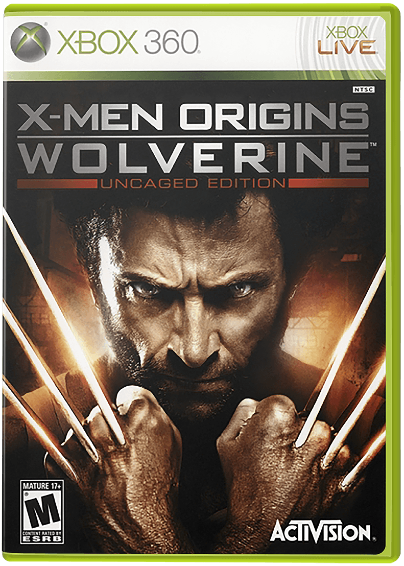X-Men Origins: Wolverine box art for Xbox 360